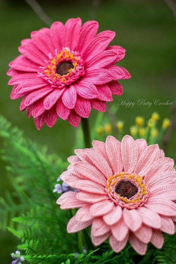 Crochê criativo: +14 belíssimas criações de flores de crochê