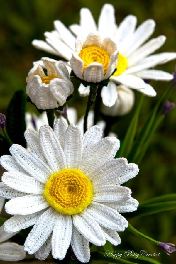 Crochê criativo: +14 belíssimas criações de flores de crochê