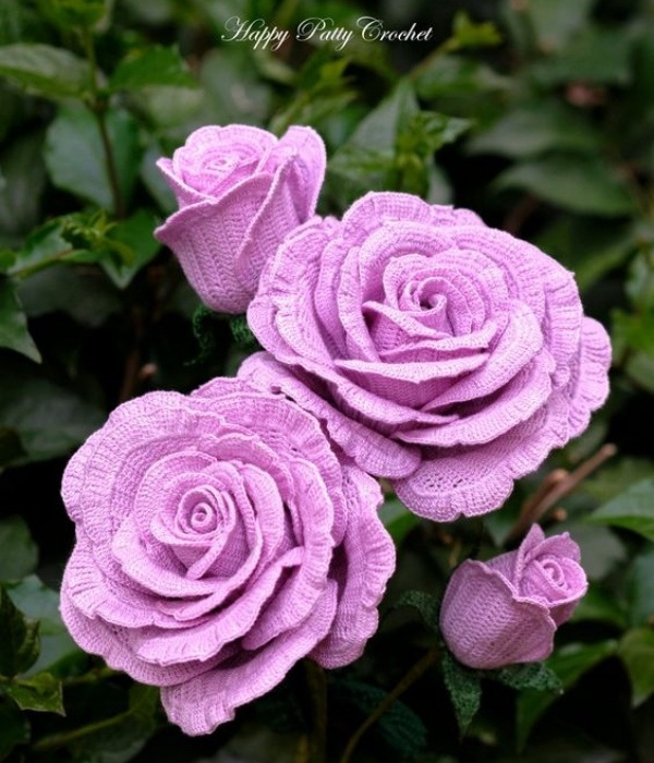 Crochê criativo - Flores de crochê que encantam