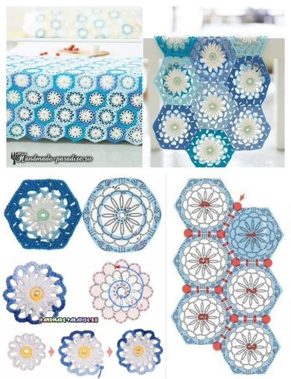 Colchas e almofadas de crochê -16 ideias para copiar