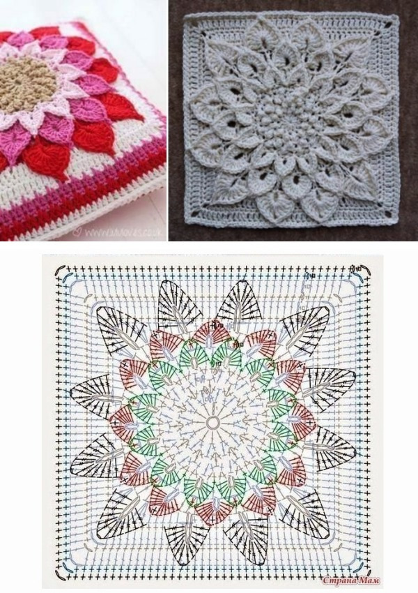Colchas e almofadas de crochê -16 ideias para copiar