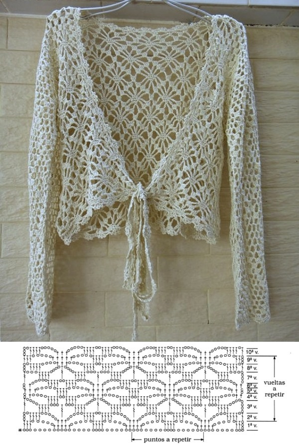 Blusinhas crop top de crochê para copiar