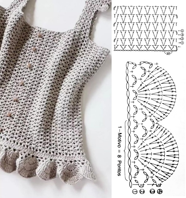 As blusinhas de crochê cropped top estão na moda!