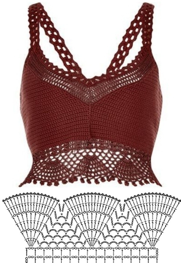 As blusinhas de crochê cropped top estão na moda!