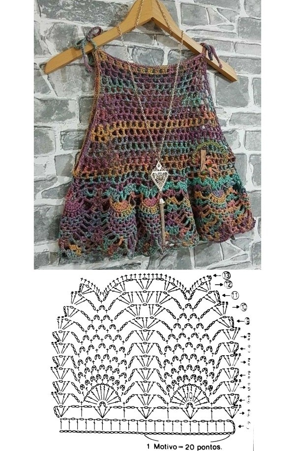 As blusinhas de crochê cropped top estão na moda!