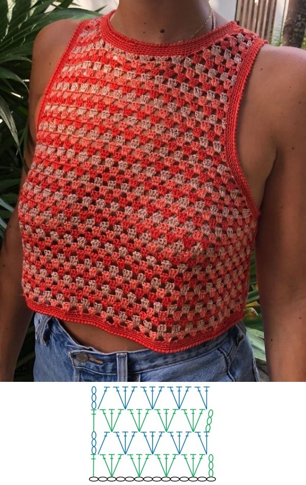 Blusinhas Crop Top de Crochê para o Verão: 18 Looks Incríveis para Copiar
