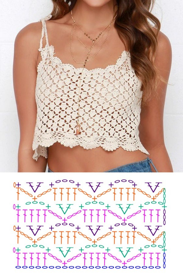 Blusinhas Crop Top de Crochê para o Verão: 18 Looks Incríveis para Copiar