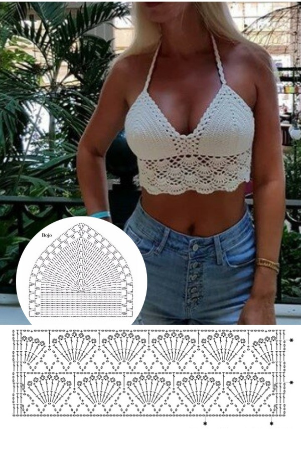 Blusinhas Crop Top de Crochê para o Verão: 18 Looks Incríveis para Copiar