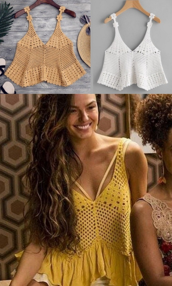 Blusinhas Crop Top de Crochê para o Verão: 18 Looks Incríveis para Copiar