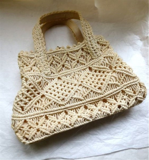 Artesanato Rico: Os belos modelos de bolsa grande de macramê