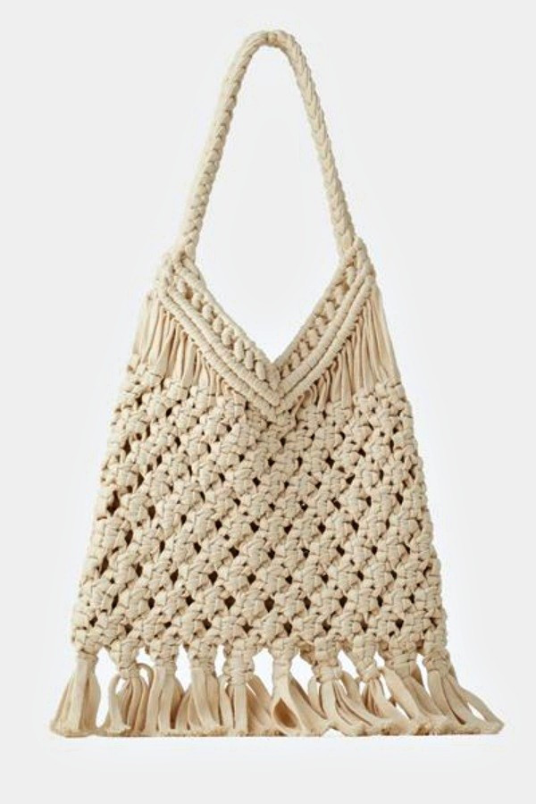 Artesanato Rico: Os belos modelos de bolsa grande de macramê