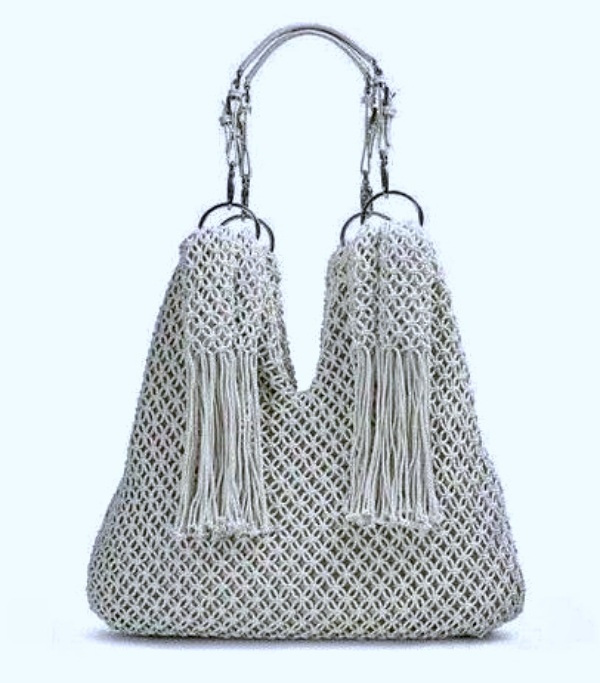 Artesanato Rico: Os belos modelos de bolsa grande de macramê