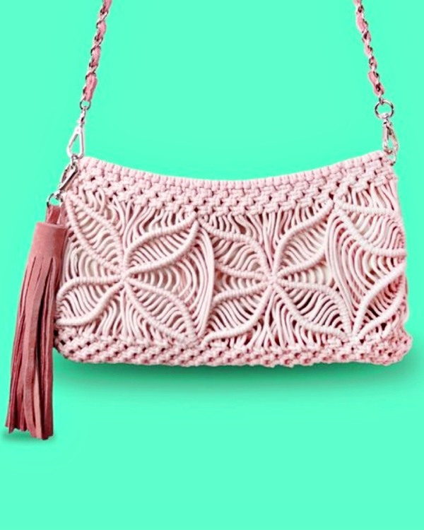 20 Modelos de bolsa pequena em macramê