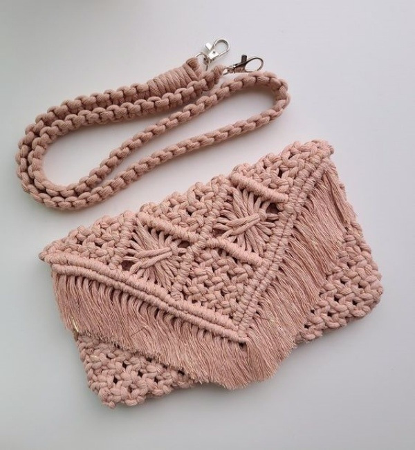 20 Modelos de bolsa pequena em macramê