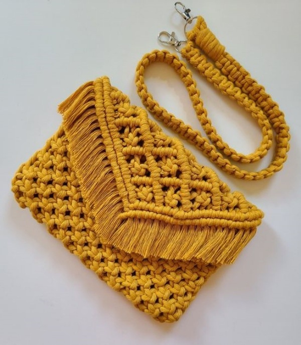 20 Modelos de bolsa pequena em macramê