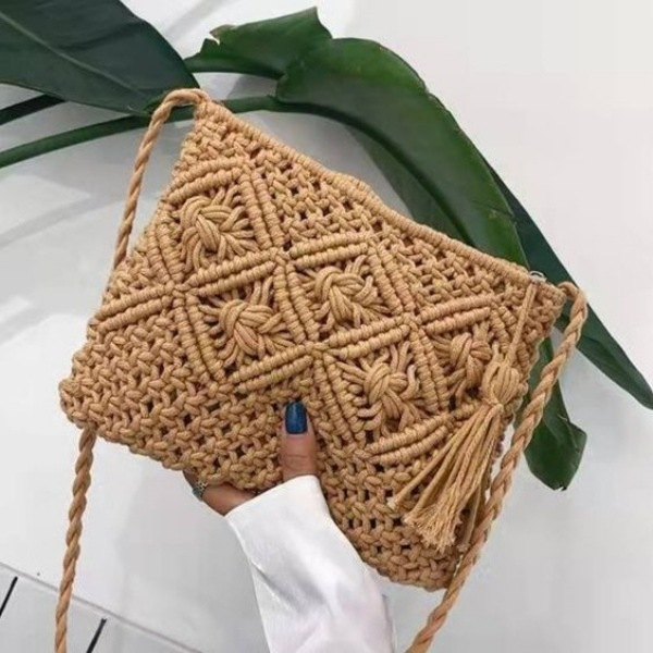17 ideias de bolsas de macramê pequenas para copiar e vender!