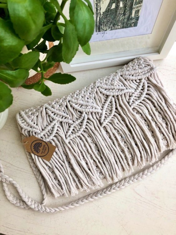 17 ideias de bolsas de macramê pequenas para copiar e vender!