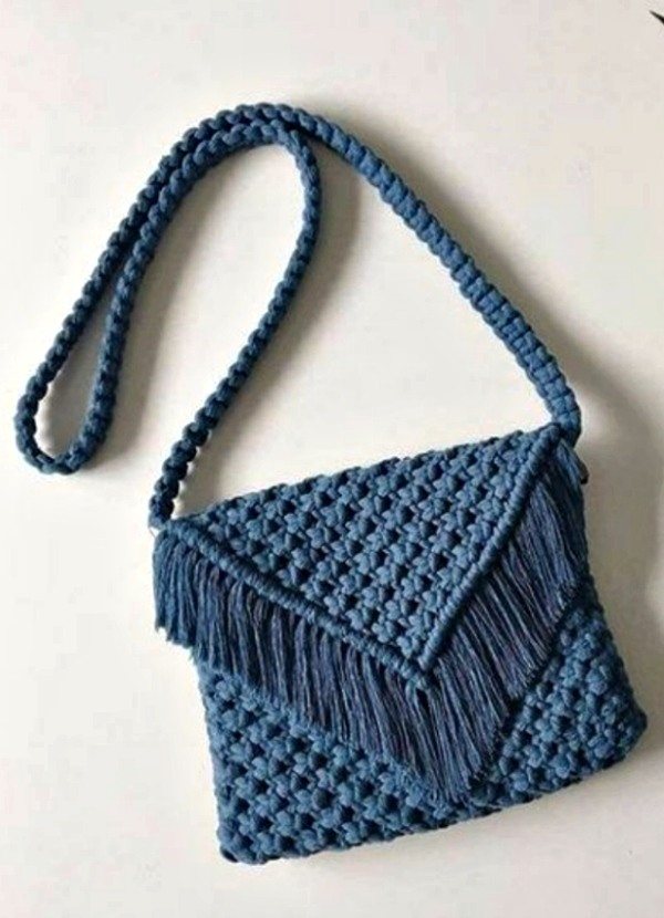 macrame crossbody bolsa pattern