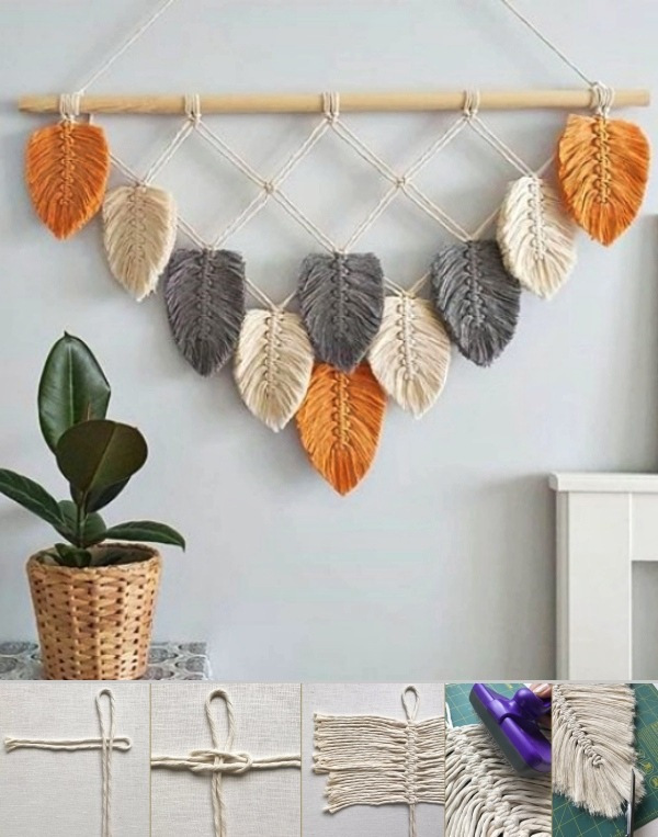 Inspire-se nestas folhas de macramê para fazer e decorar