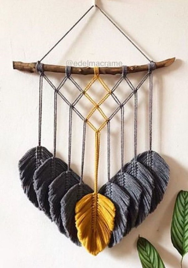 Inspire-se nestas folhas de macramê para fazer e decorar