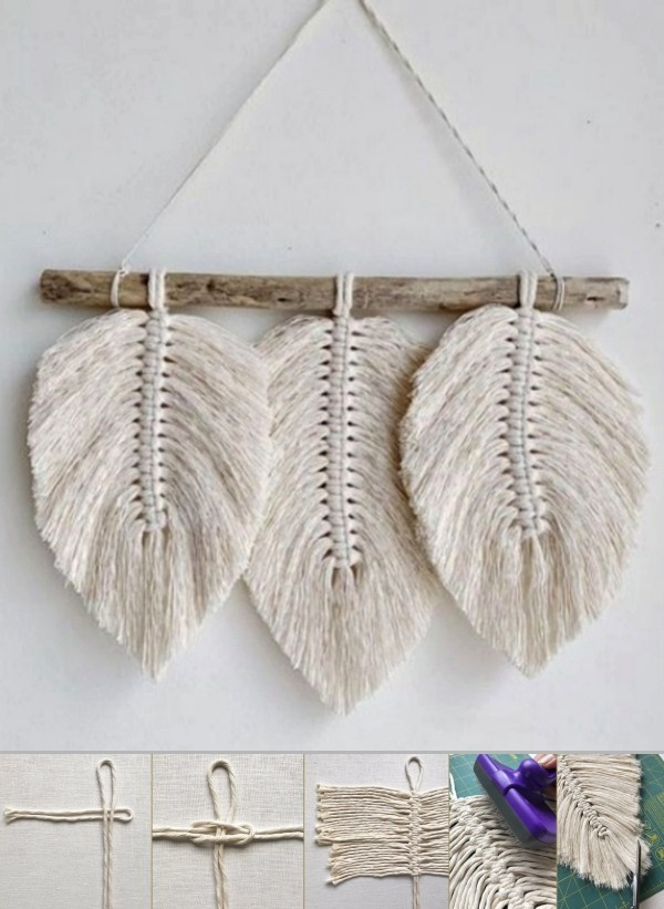 Inspire-se nestas folhas de macramê para fazer e decorar