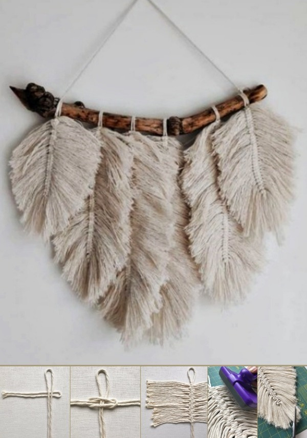 Inspire-se nestas folhas de macramê para fazer e decorar