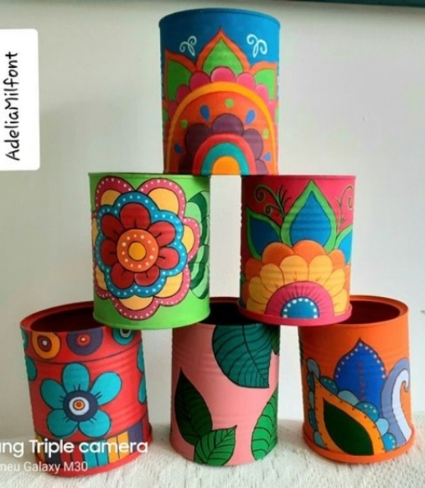 Recicle, Reuse, Refaça : Ideias para reciclar latas