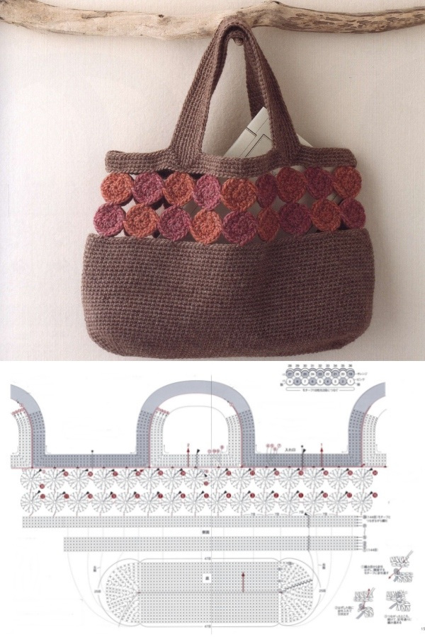 12 Lindos modelos de bolsa de crochê com receita para copiar