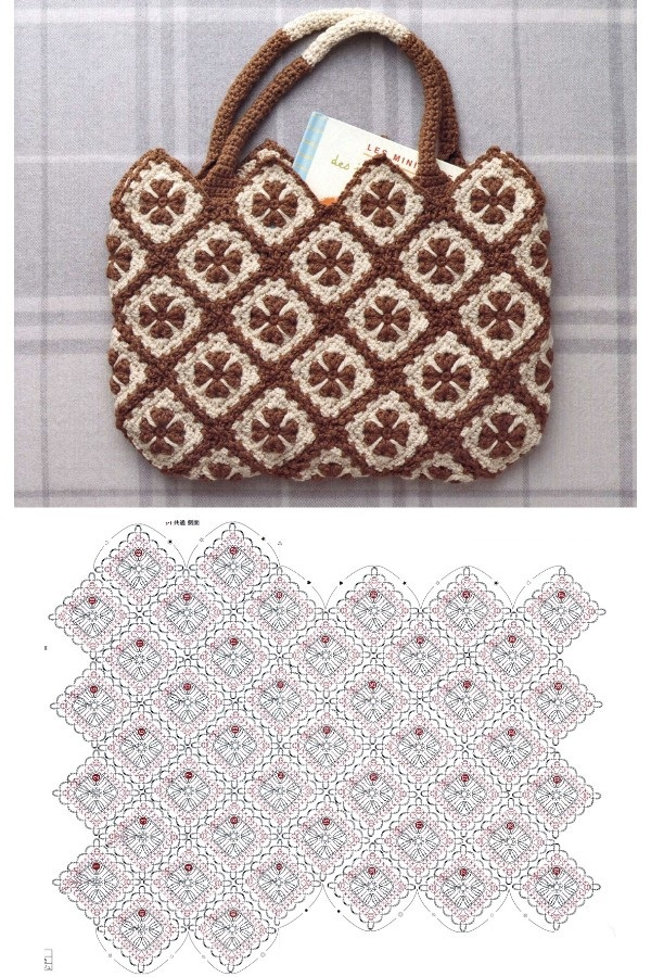 12 Lindos modelos de bolsa de crochê com receita para copiar
