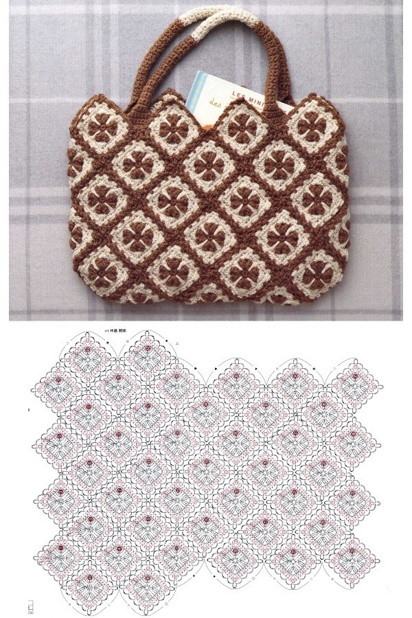 12 Lindos modelos de bolsa de crochê com receita para copiar