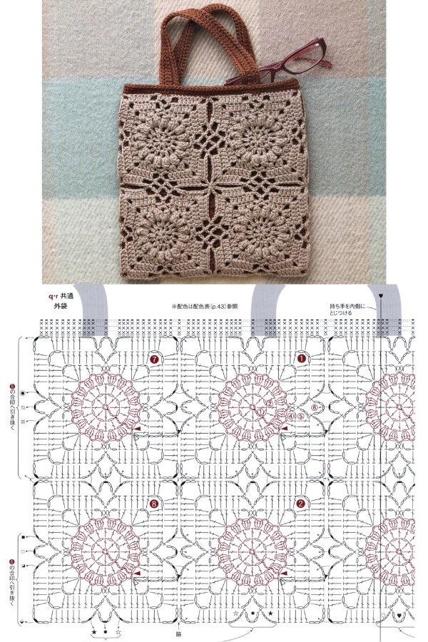 12 Lindos modelos de bolsa de crochê com receita para copiar