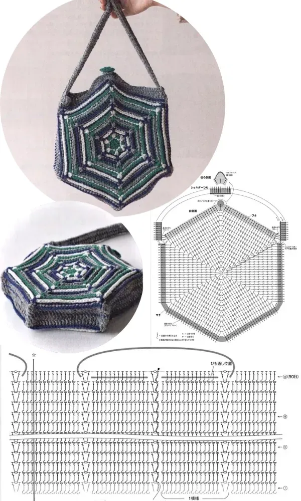 31 modelos de bolsas de crochê com receita parte 1