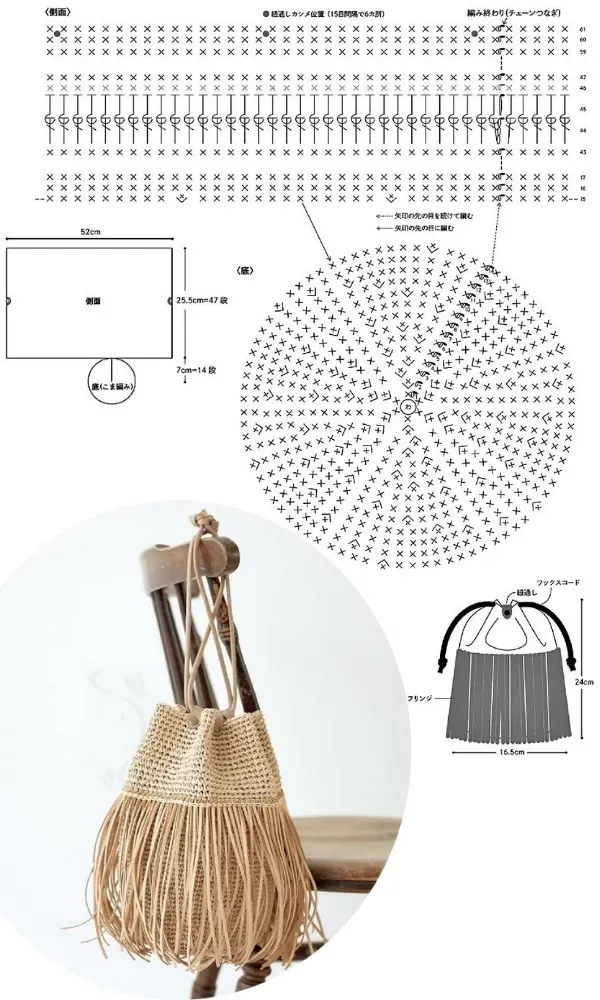 31 modelos de bolsas de crochê com receita parte 1