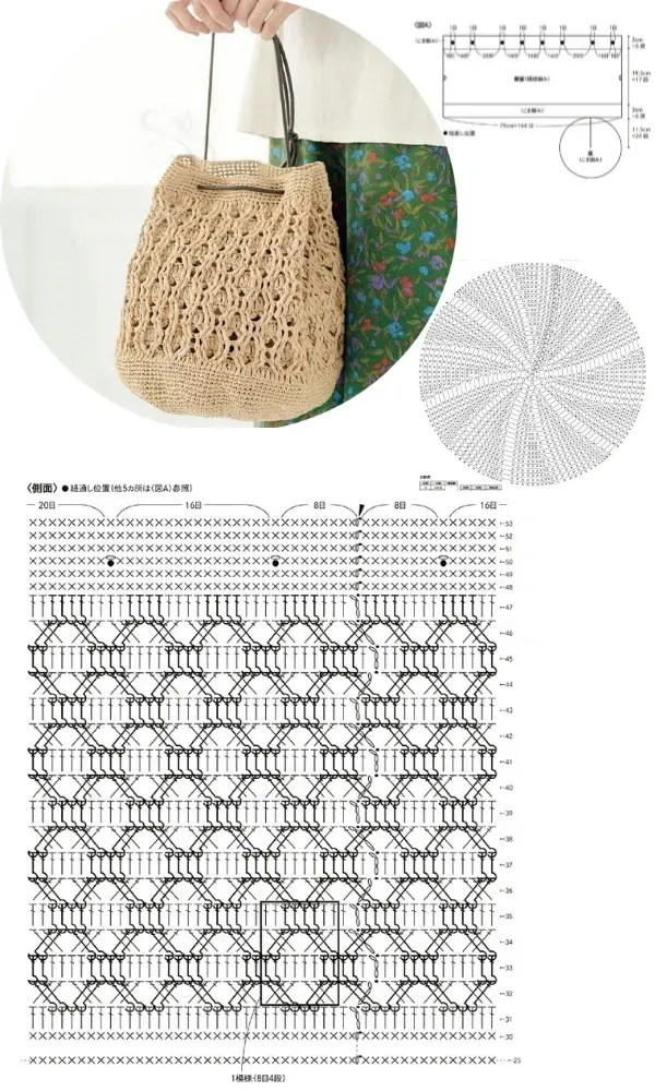 31 modelos de bolsas de crochê com receita parte 1