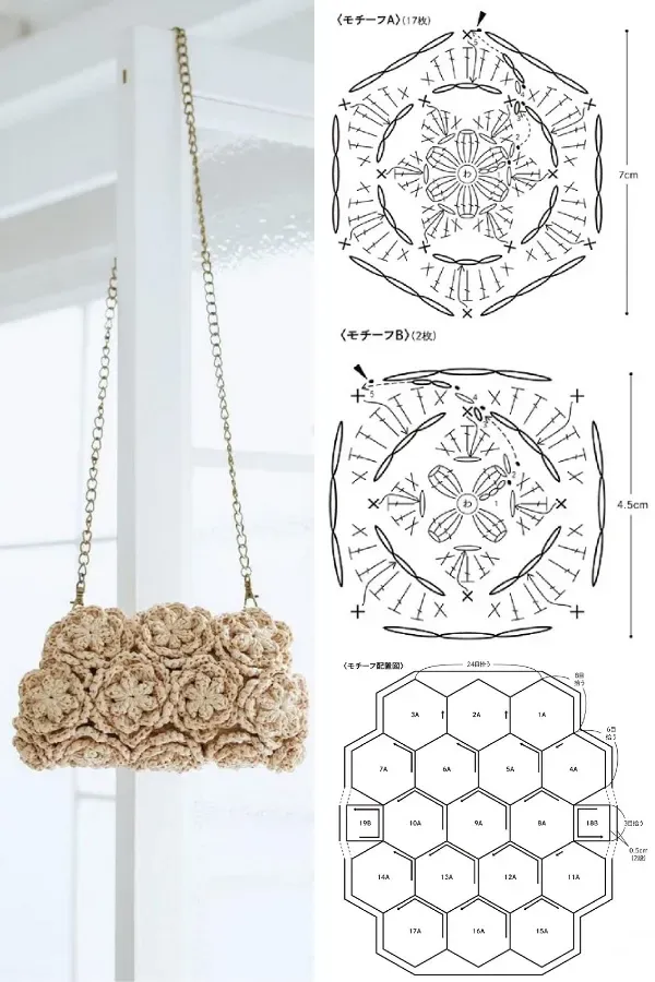 31 modelos de bolsas de crochê com receita parte 1