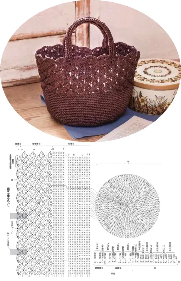31 modelos de bolsas de crochê com receita parte 1