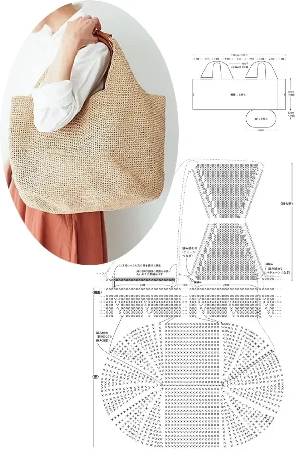 31 modelos de bolsas de crochê com receita parte 2