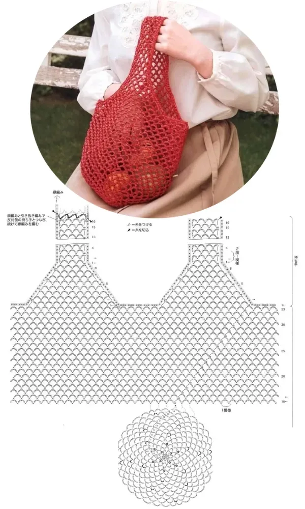 31 modelos de bolsas de crochê com receita parte 2
