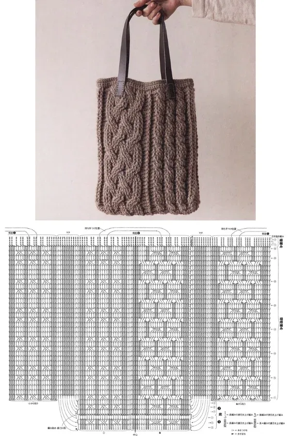 31 modelos de bolsas de crochê com receita parte 3