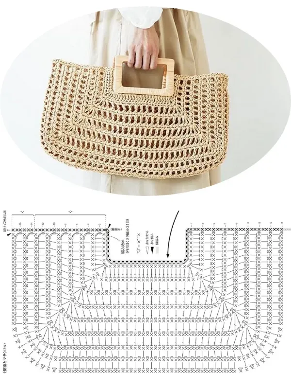 31 modelos de bolsas de crochê com receita parte 3
