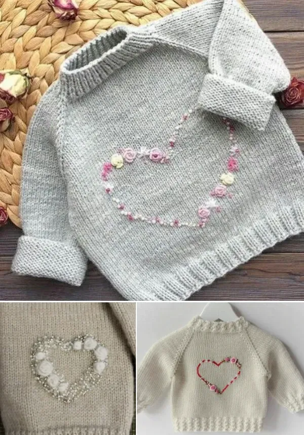 Vovó coruja: Roupas de bebê com bordado