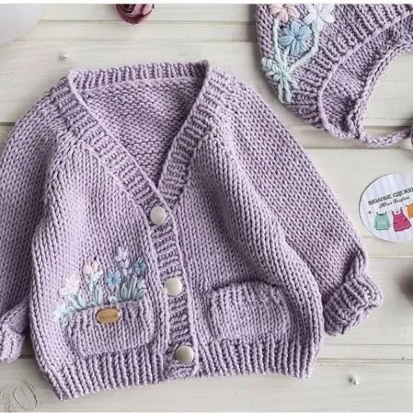 Vovó coruja: Roupas de bebê com bordado