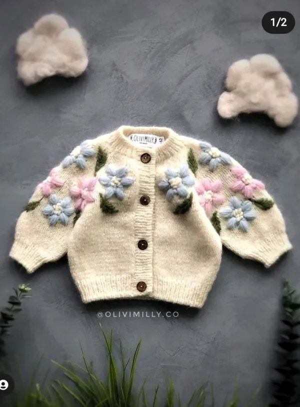 Vovó coruja: Roupas de bebê com bordado