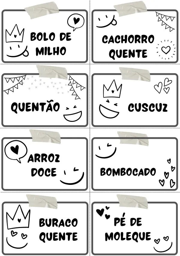 Decorando para Festa Junina: Tags para festa junina para imprimir