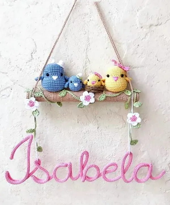 Vovó Coruja: Amigurumi para decorar o quarto do bebê