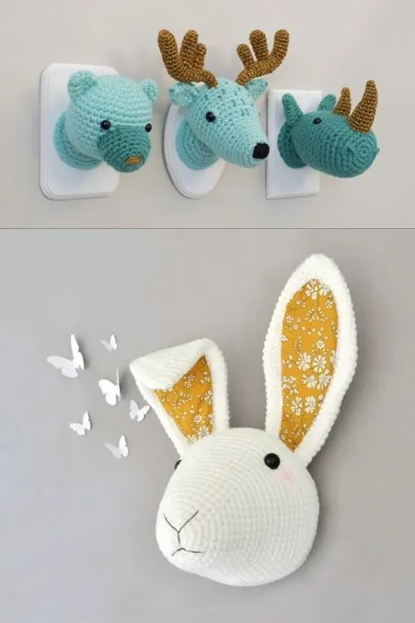Vovó Coruja: Amigurumi para decorar o quarto do bebê