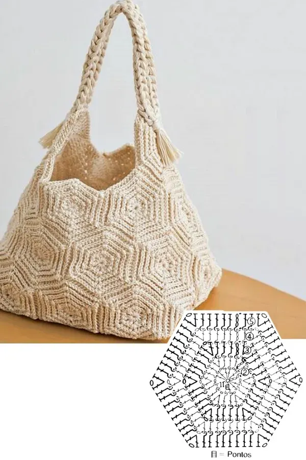 Faça você mesma: Criando lindas bolsas com quadrados de crochê