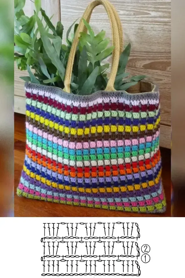 Artesanato na Moda: Bolsa de crochê para o dia a dia
