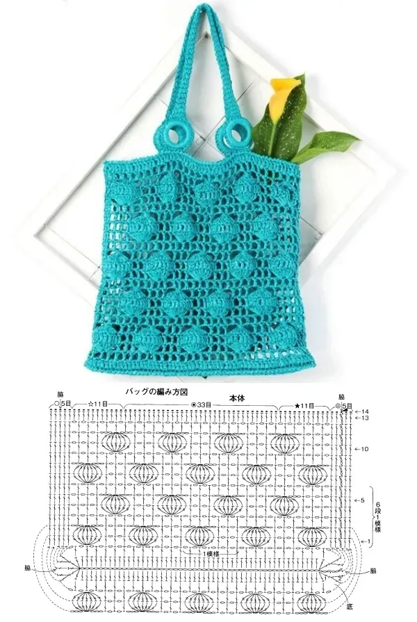 Artesanato na Moda: Bolsa de crochê para o dia a dia