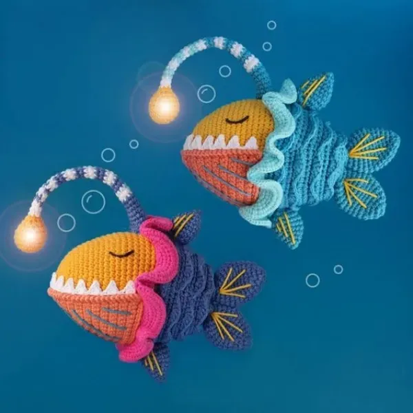 Inspire-se para fazer os criativos peixes em amigurumi